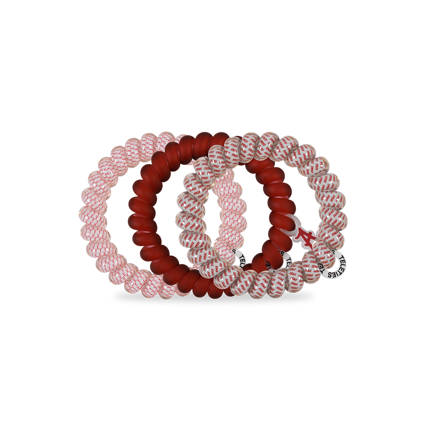 Spiral Hair Coils | Large | Roll Tide! Hair Ties