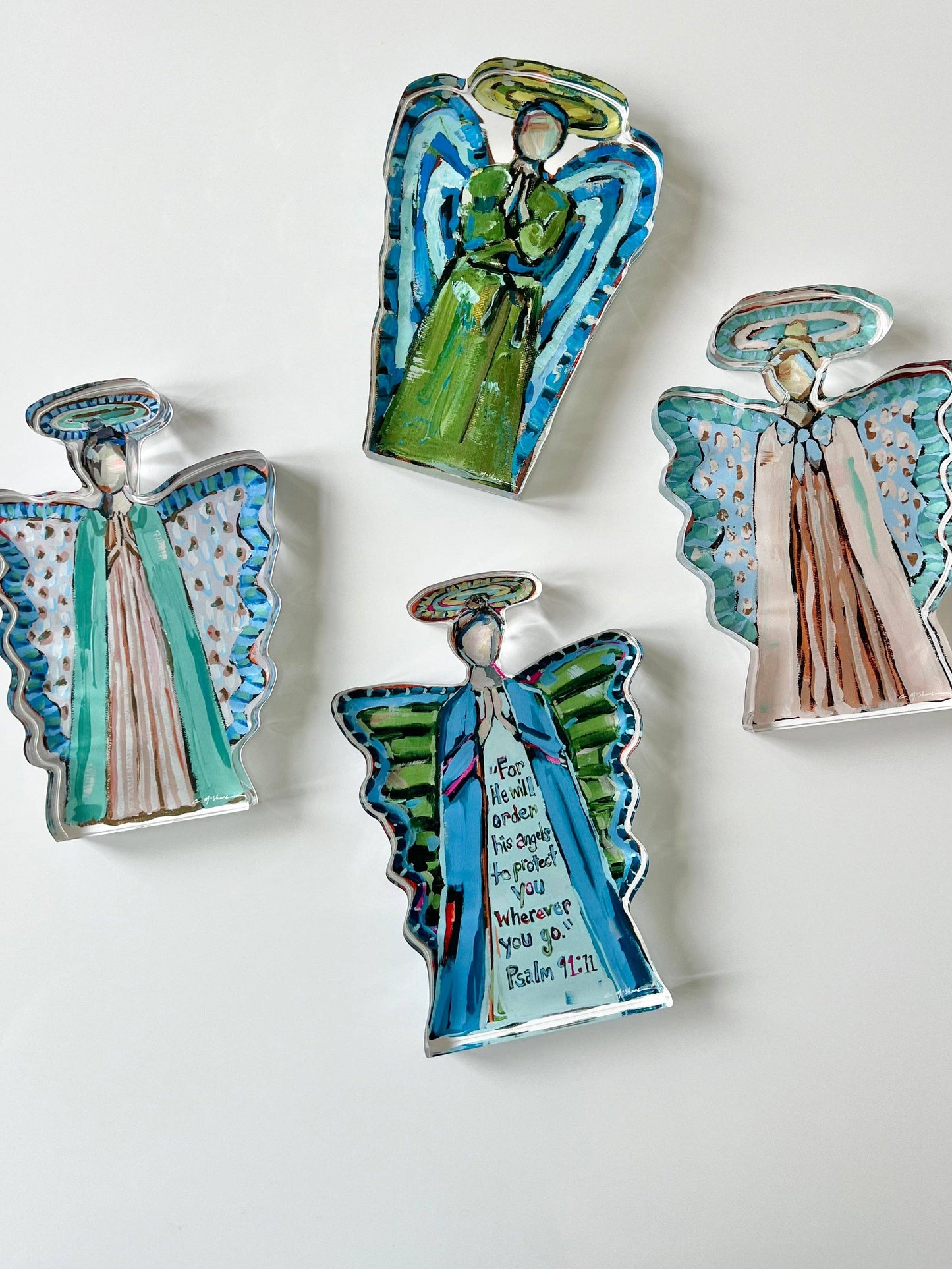 "To Protect You Angel" acrylic