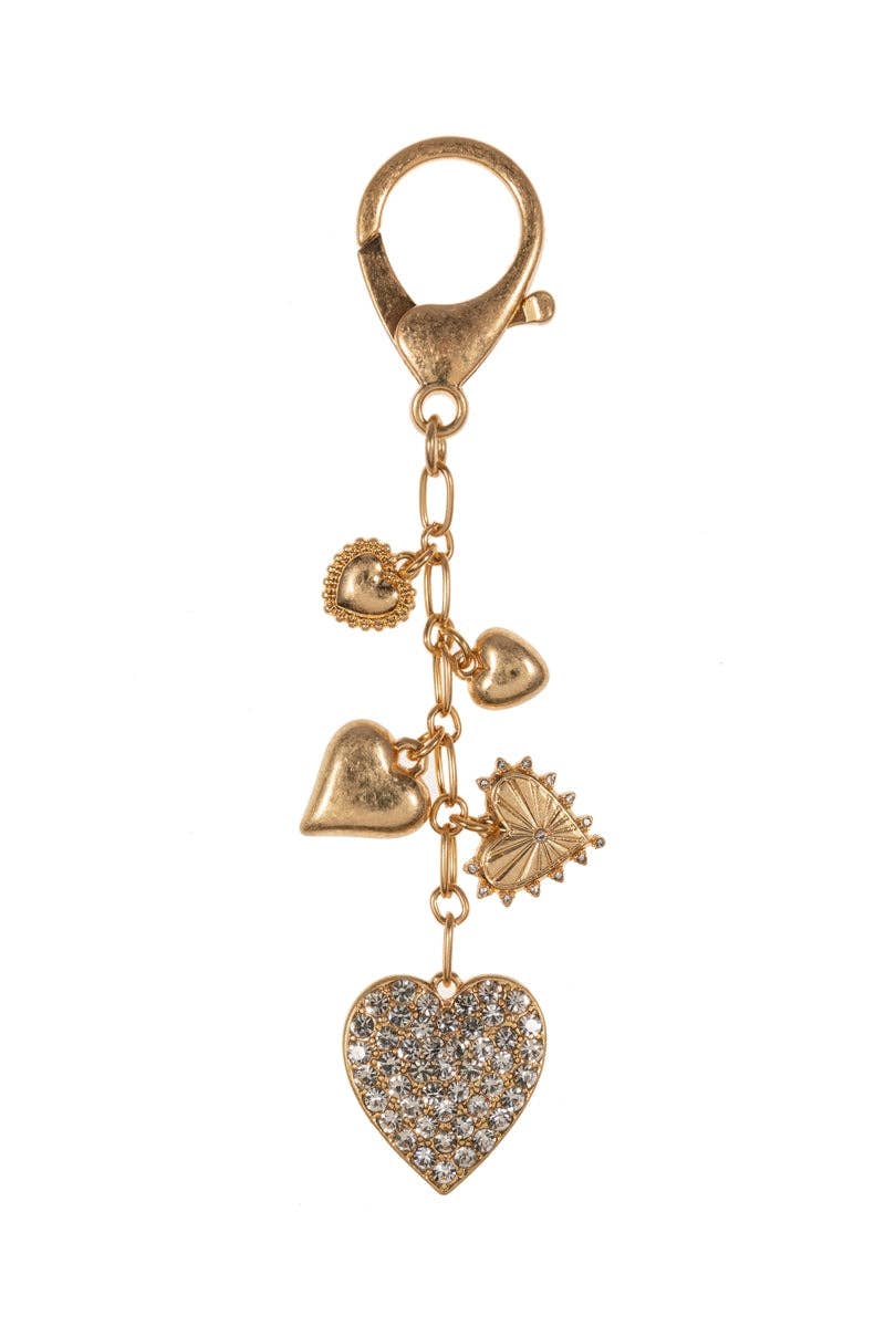 Follow your Heart  Bag Charm/ Keychain