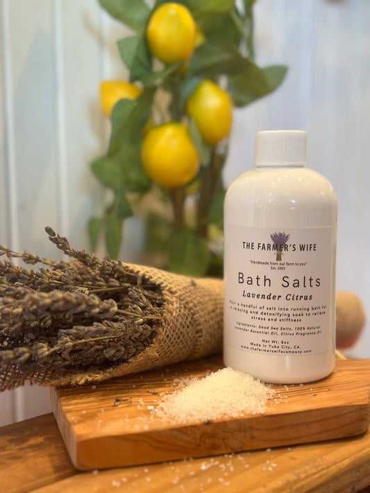 Lavender Citrus Bath Salts