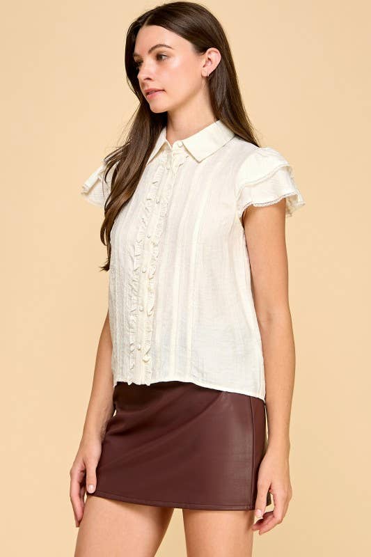 Ivory Whisper Blouse