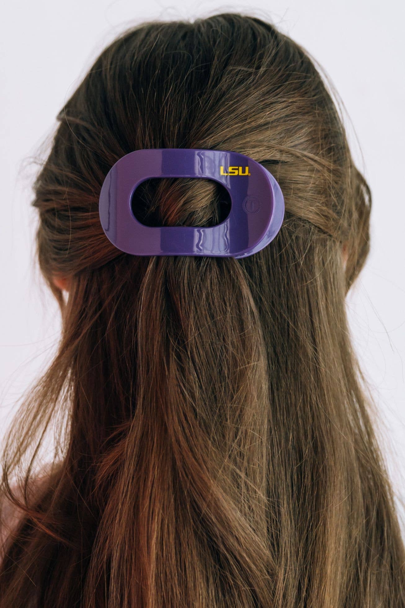 Round Flat Hair Clip | Med. | LSU