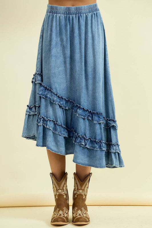 Driftwood Denim Midi