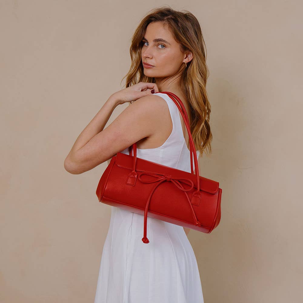 Bowie Black  Vegan Shoulder Bag