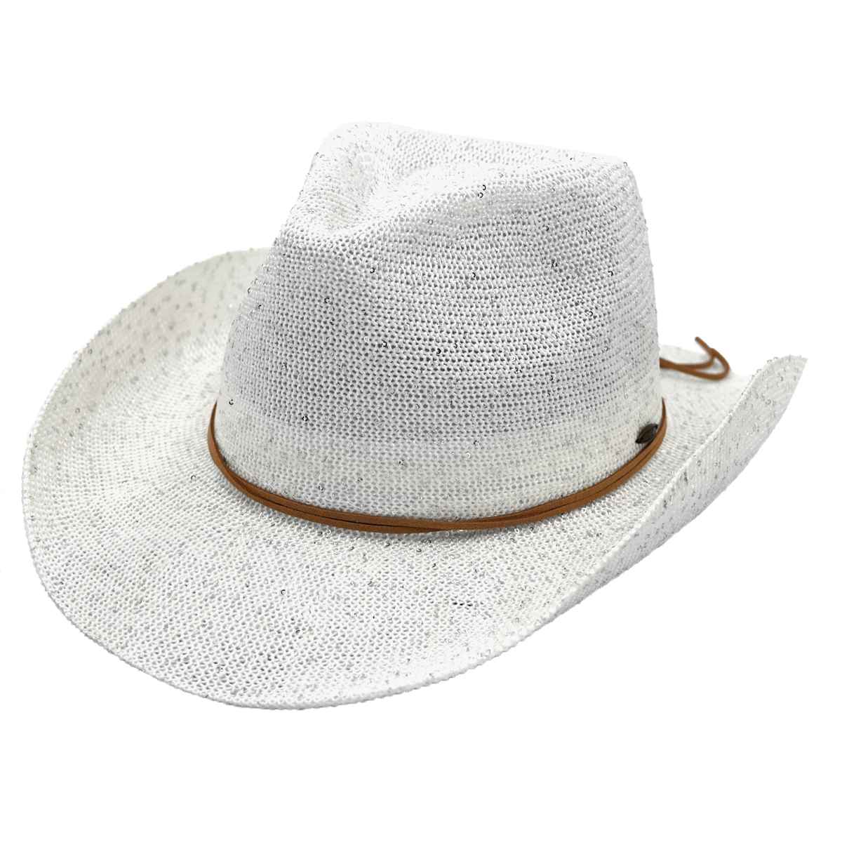 The Dolly Sequin Detail Cowboy Hat