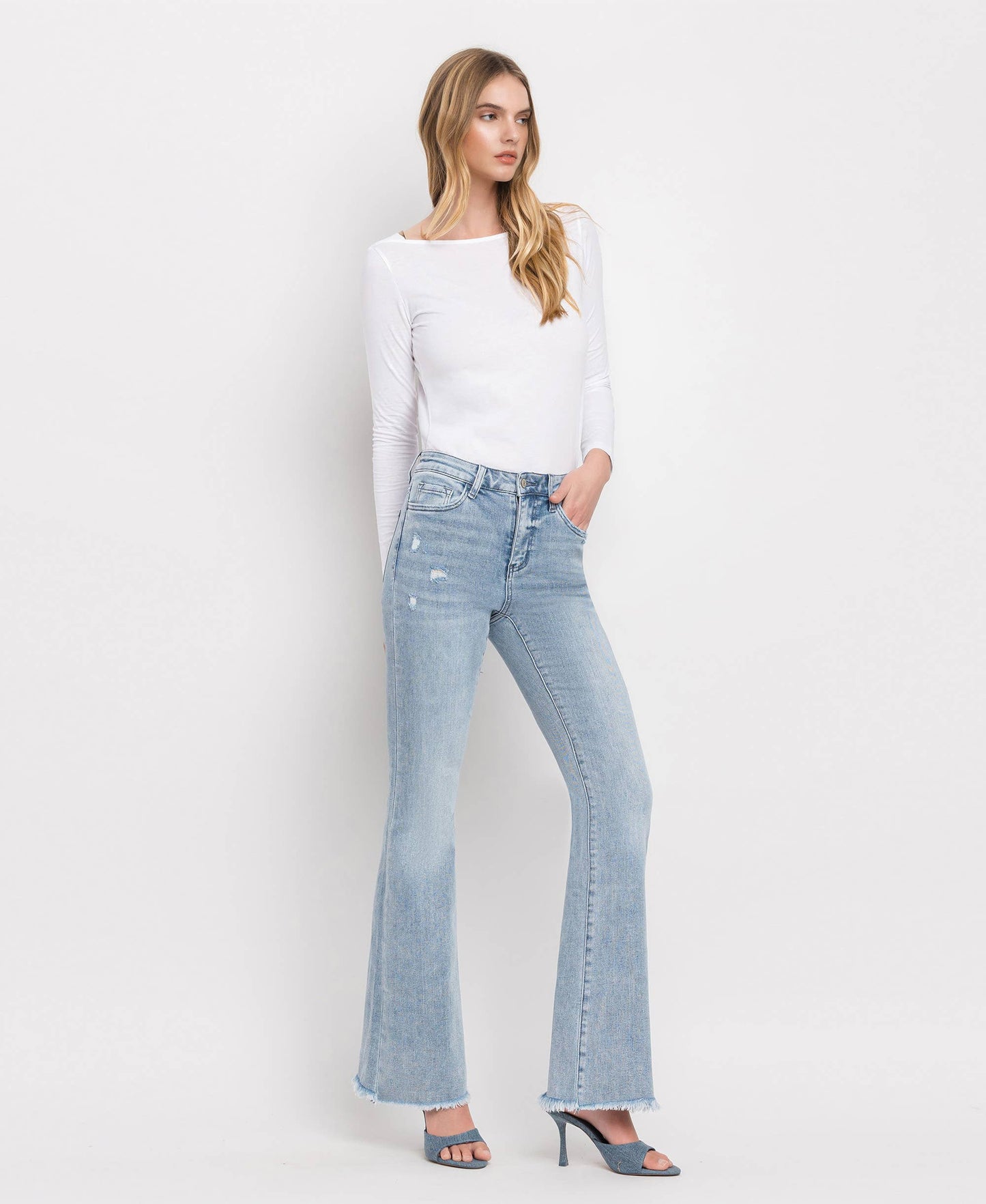 Becky High Rise Classic Flare Jeans