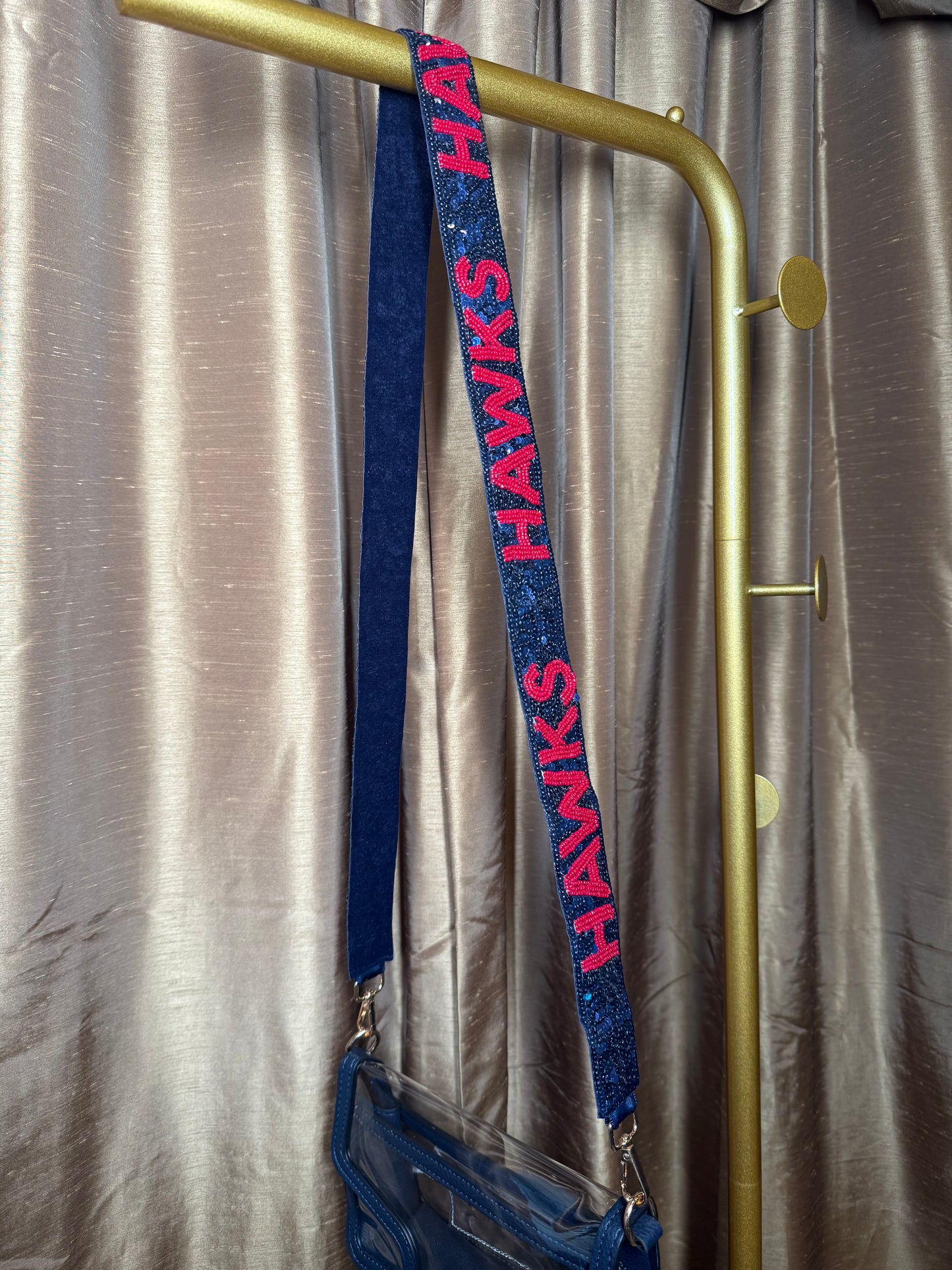 Hawks Beaded Purse strap