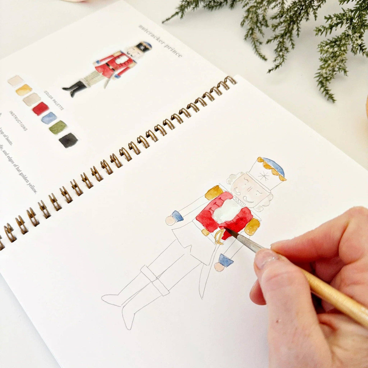 Painting the Nutcracker soldier