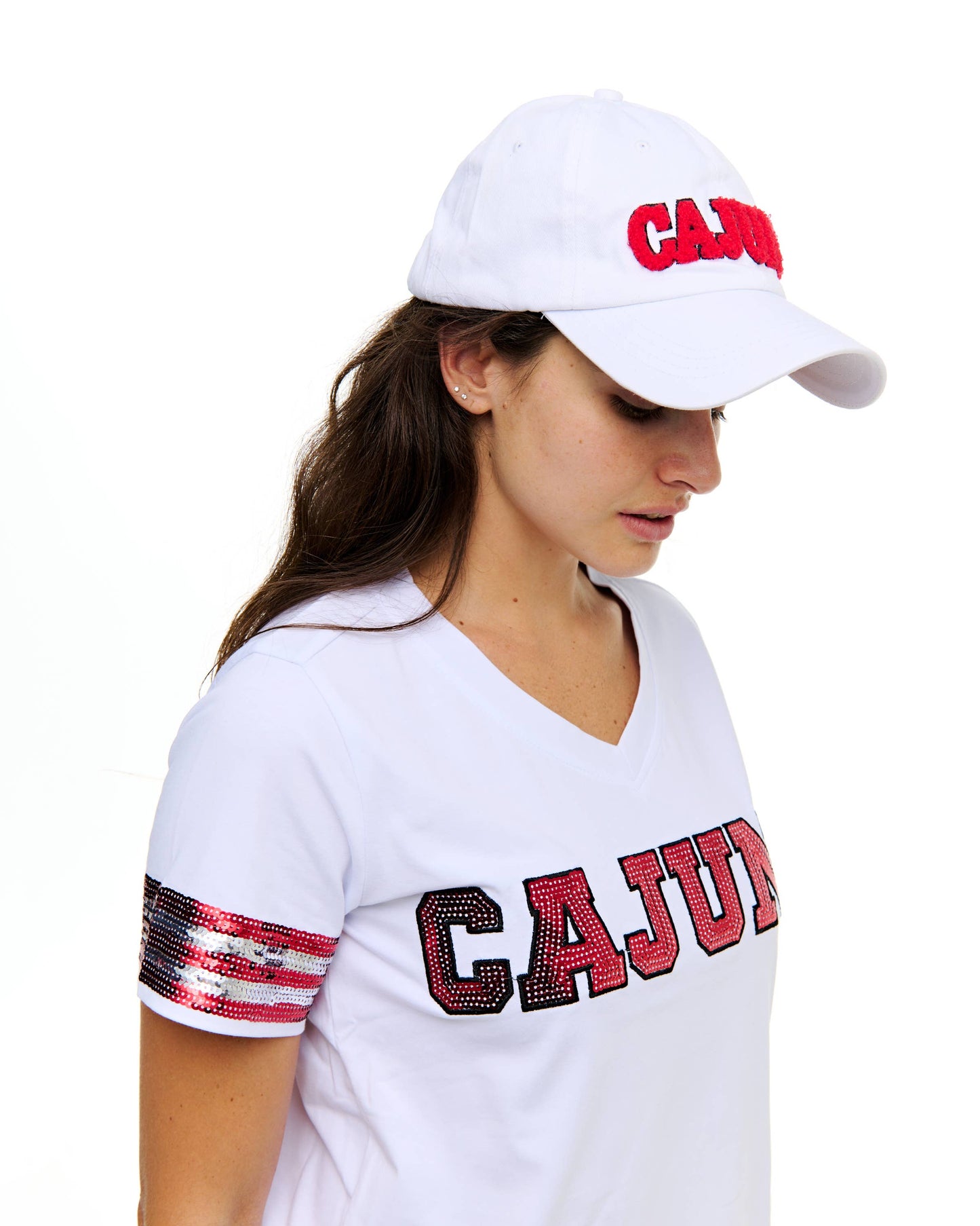 White CAJUNS  baseball cap 