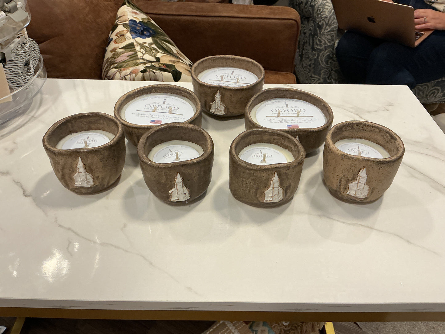 Cathedral Pottery Candles