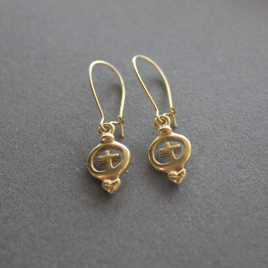 Cross Earring