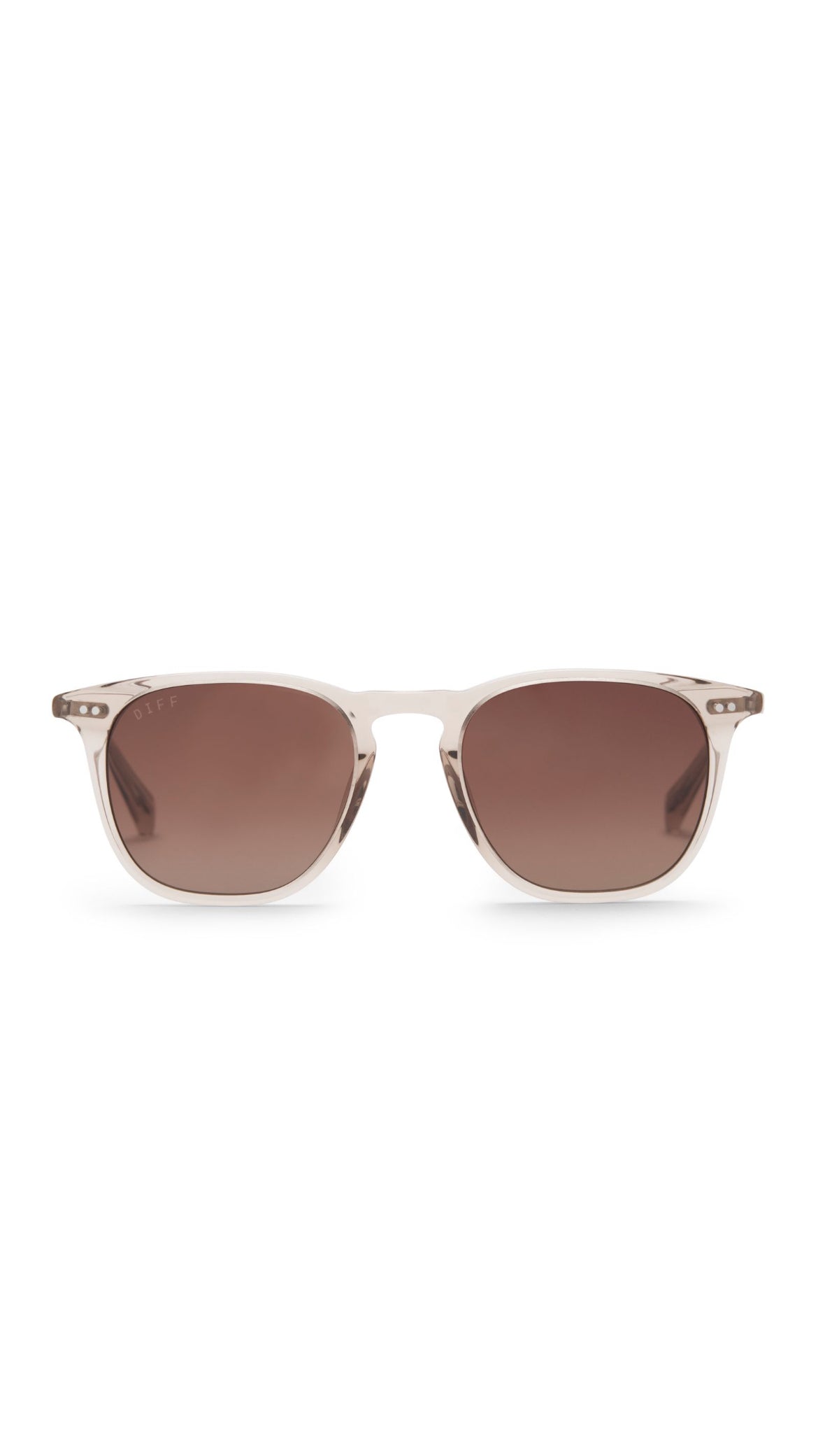 Maxwell - Vintage Crystal + Brown Gradient Polarized