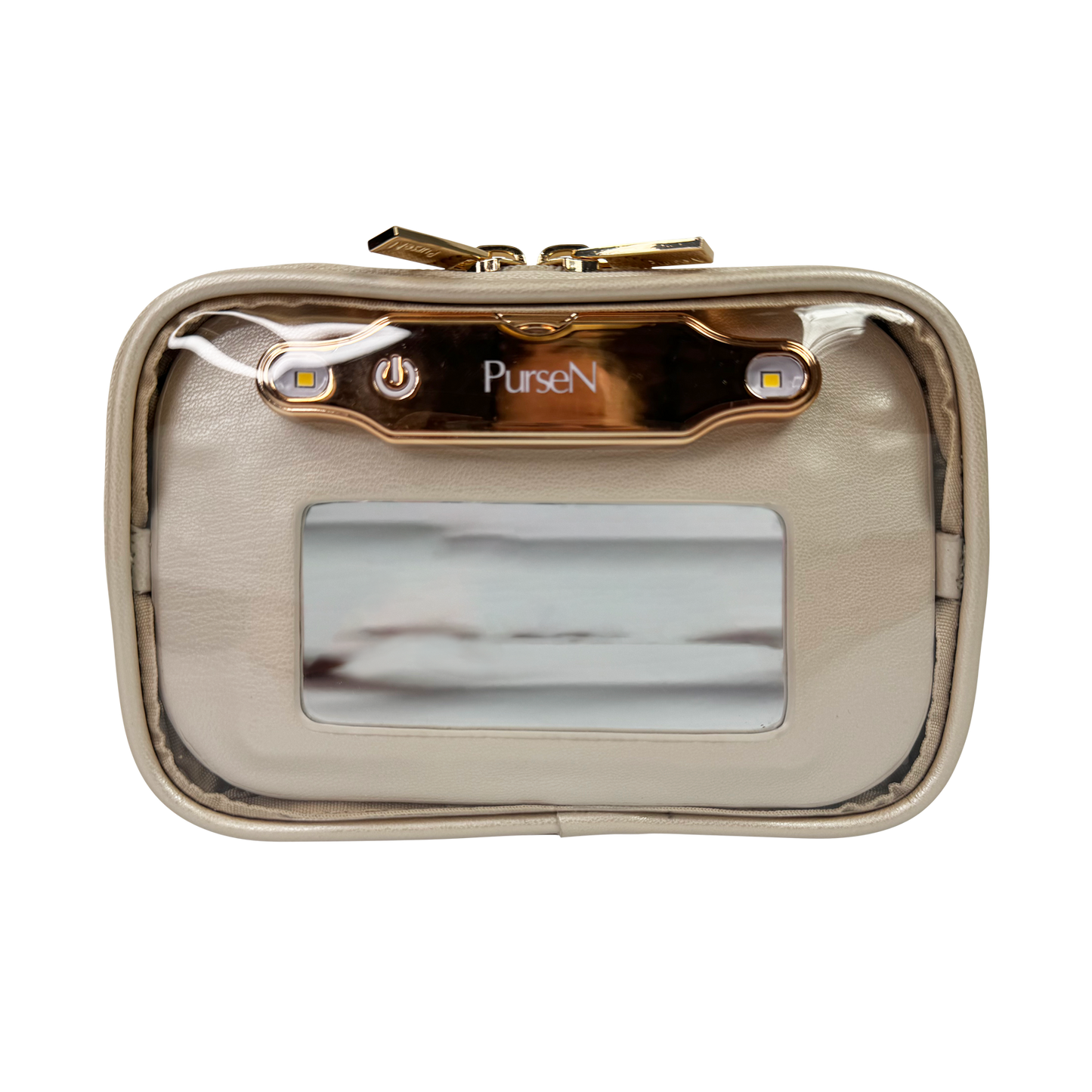 Lighted Mirror Case - Pearl