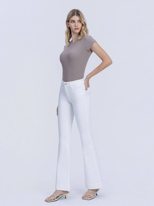 White Lovervet White Flare Jeans