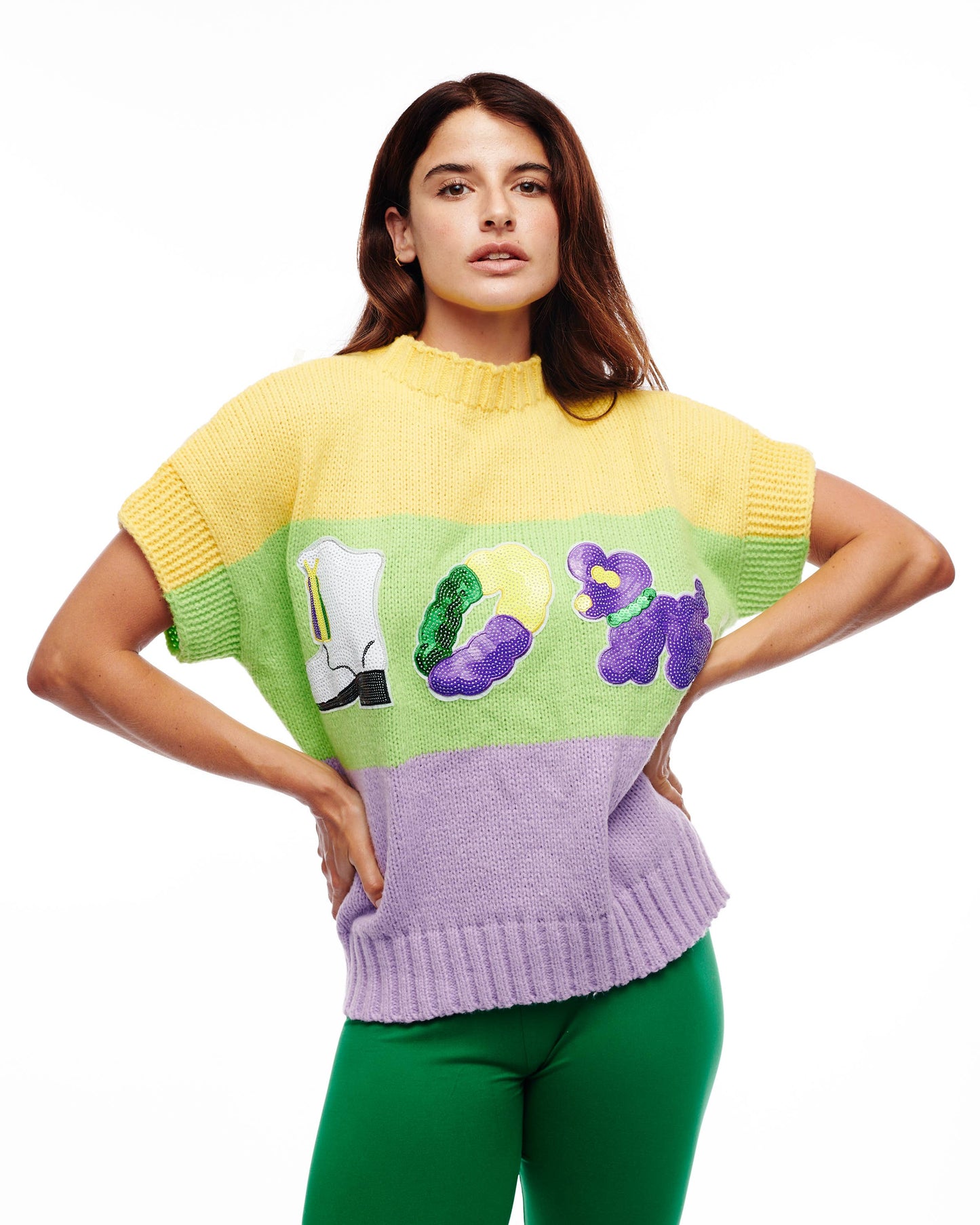 Mardi Gras Icon Sweater