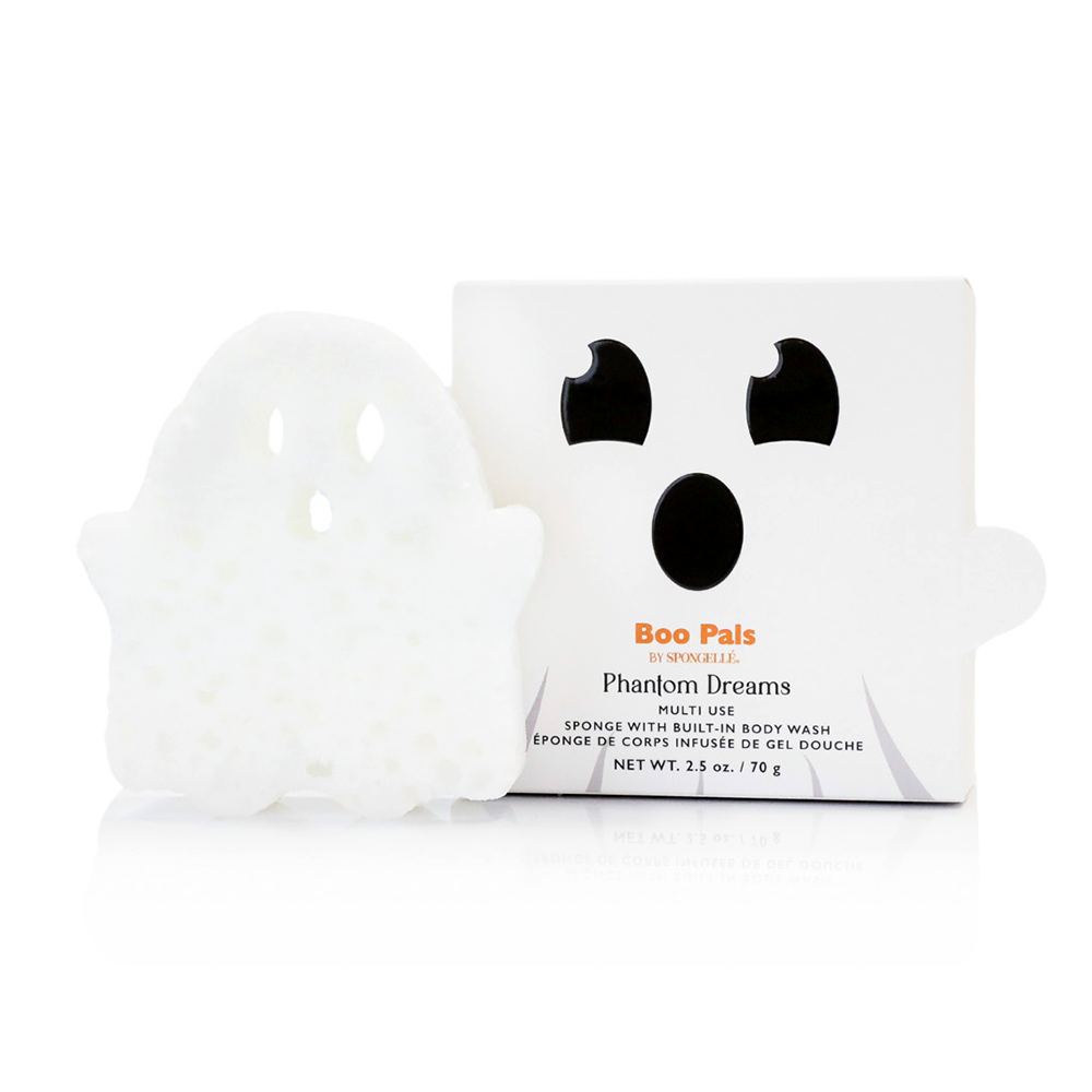 White ghost bath sponge