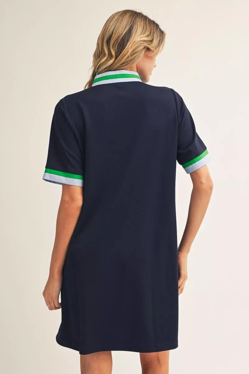 Fairway Memories Dress - Peacock Curves