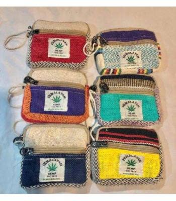 Cotton Hemp Coin Purse