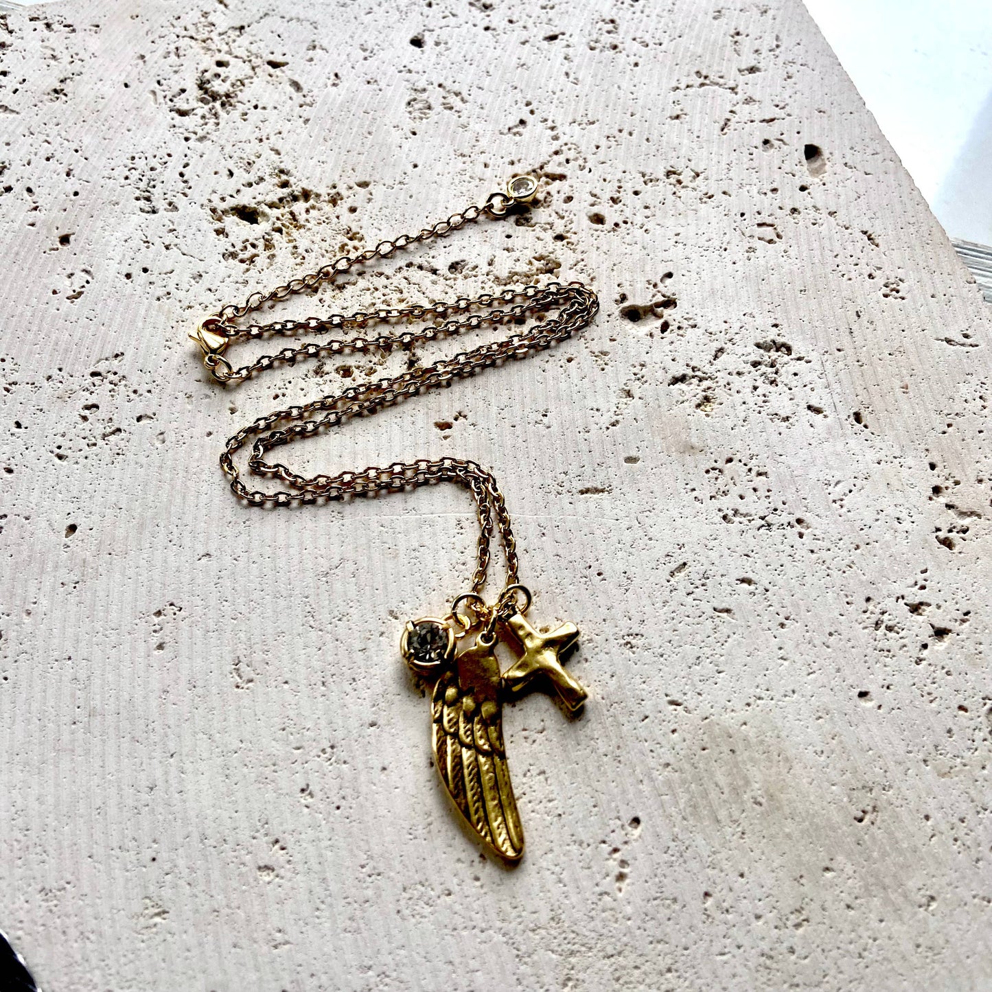 Angel wing  necklace  jewelry 
