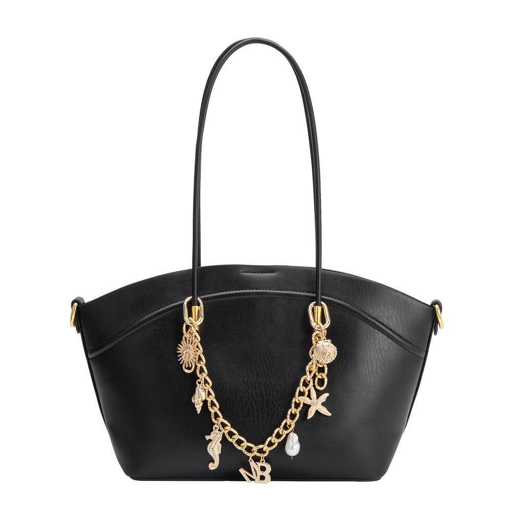 Hazel Nude Vegan Leather Tote Bag