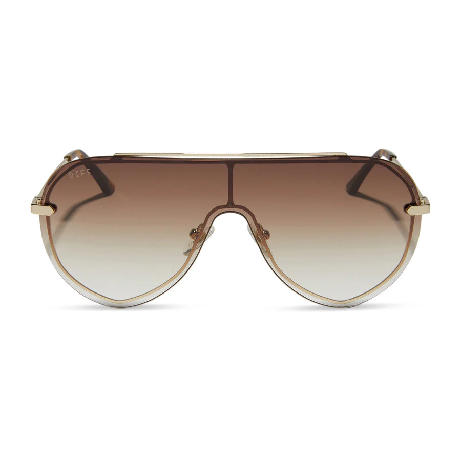DIFF Imani Gold Sunglasses