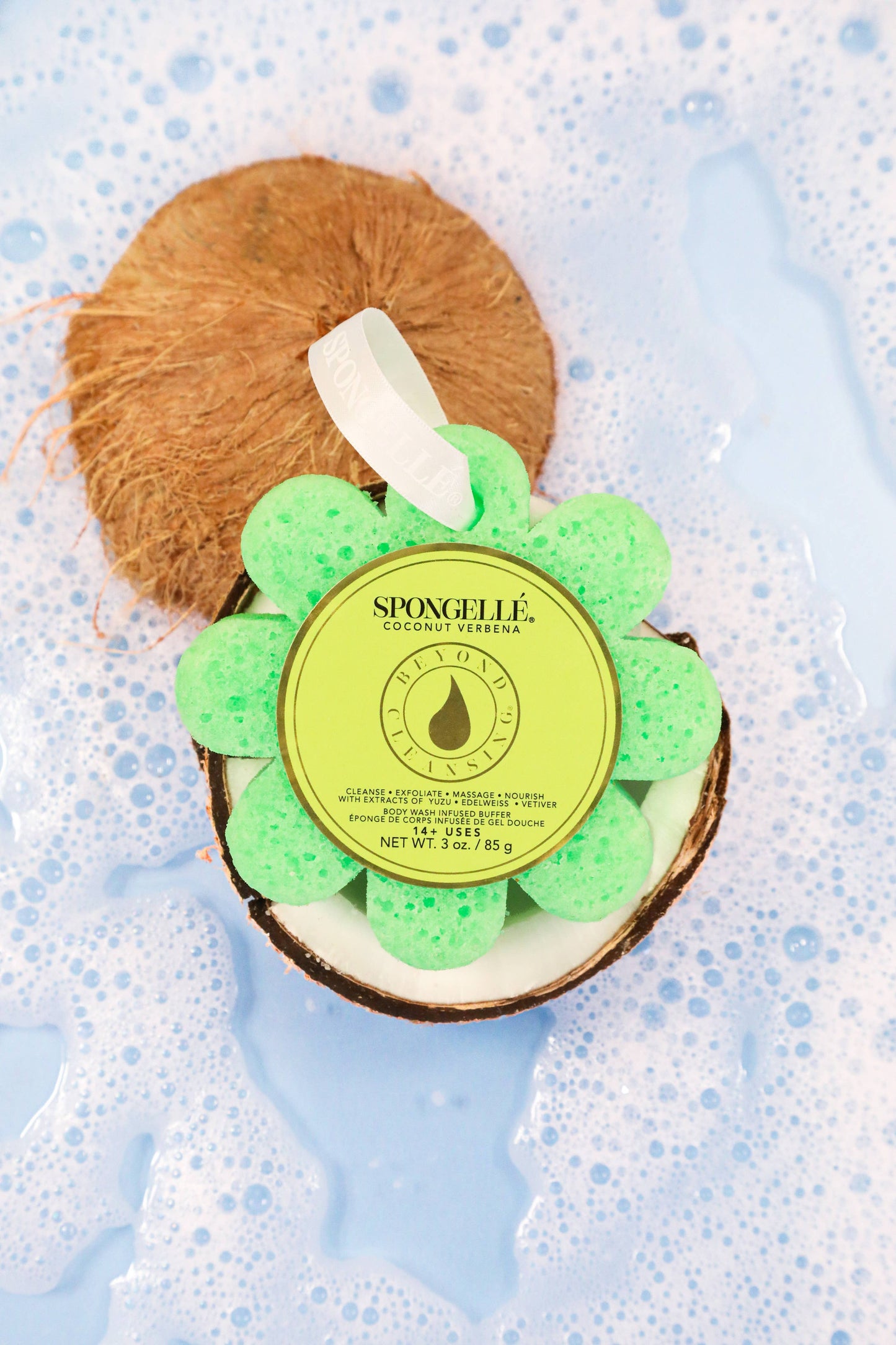 Coconut Verbena Wild Flower Soap Sponge