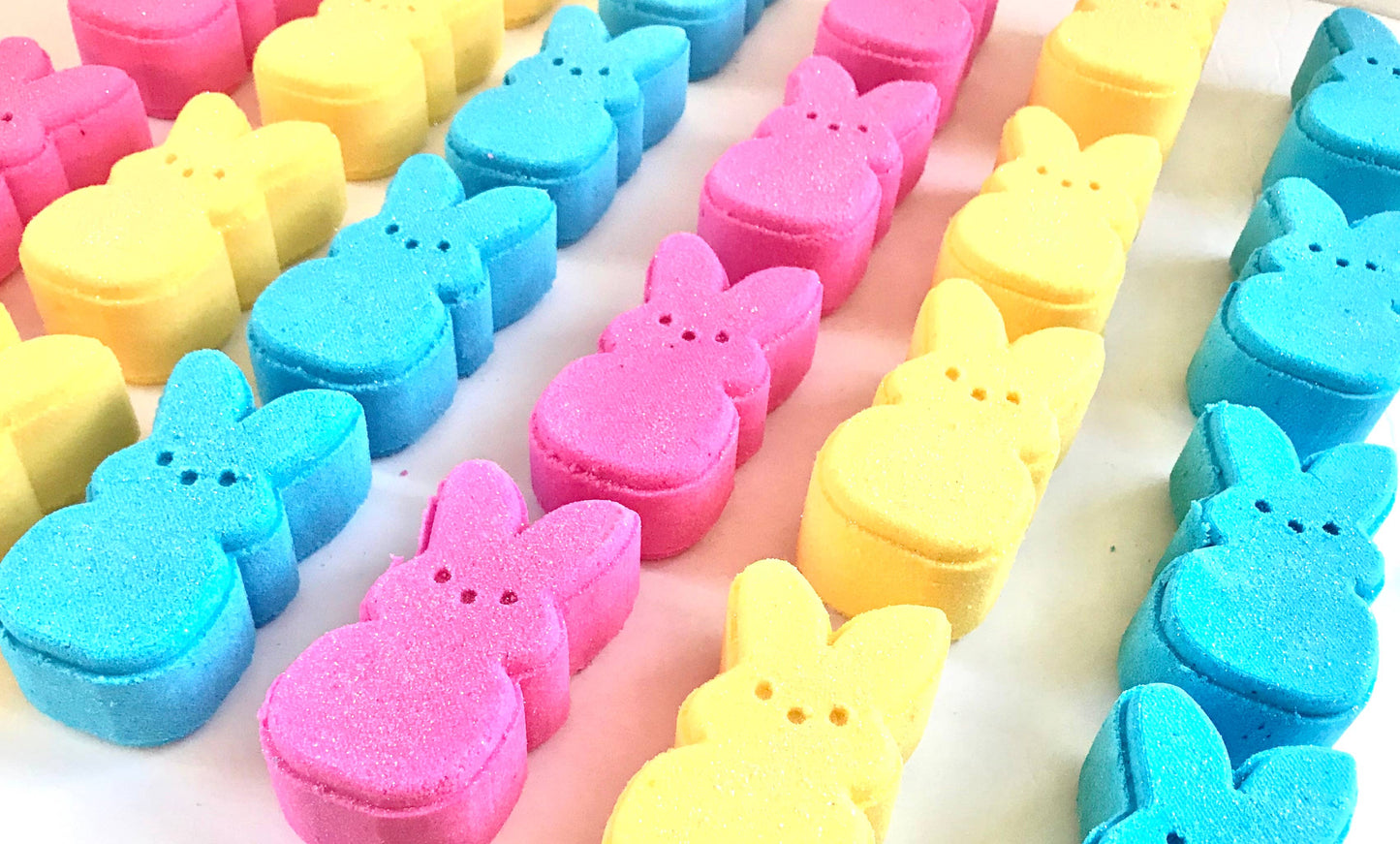Bunny Peep Inspired Bath Bombs