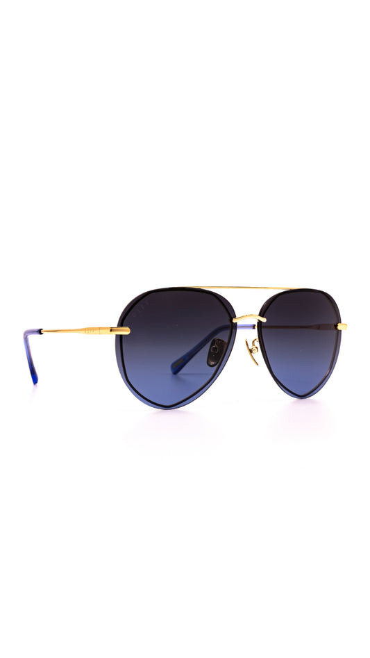Lenox - Gold + Blue Gradient + Polarized