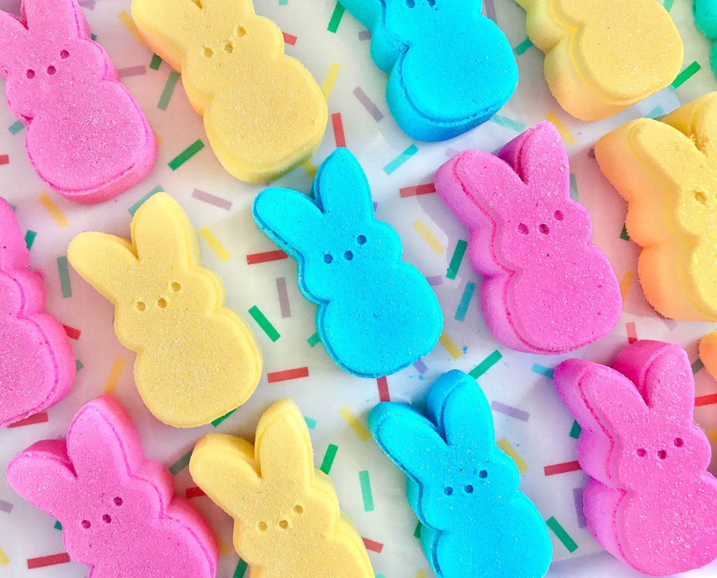 Bunny Peep Inspired Bath Bombs