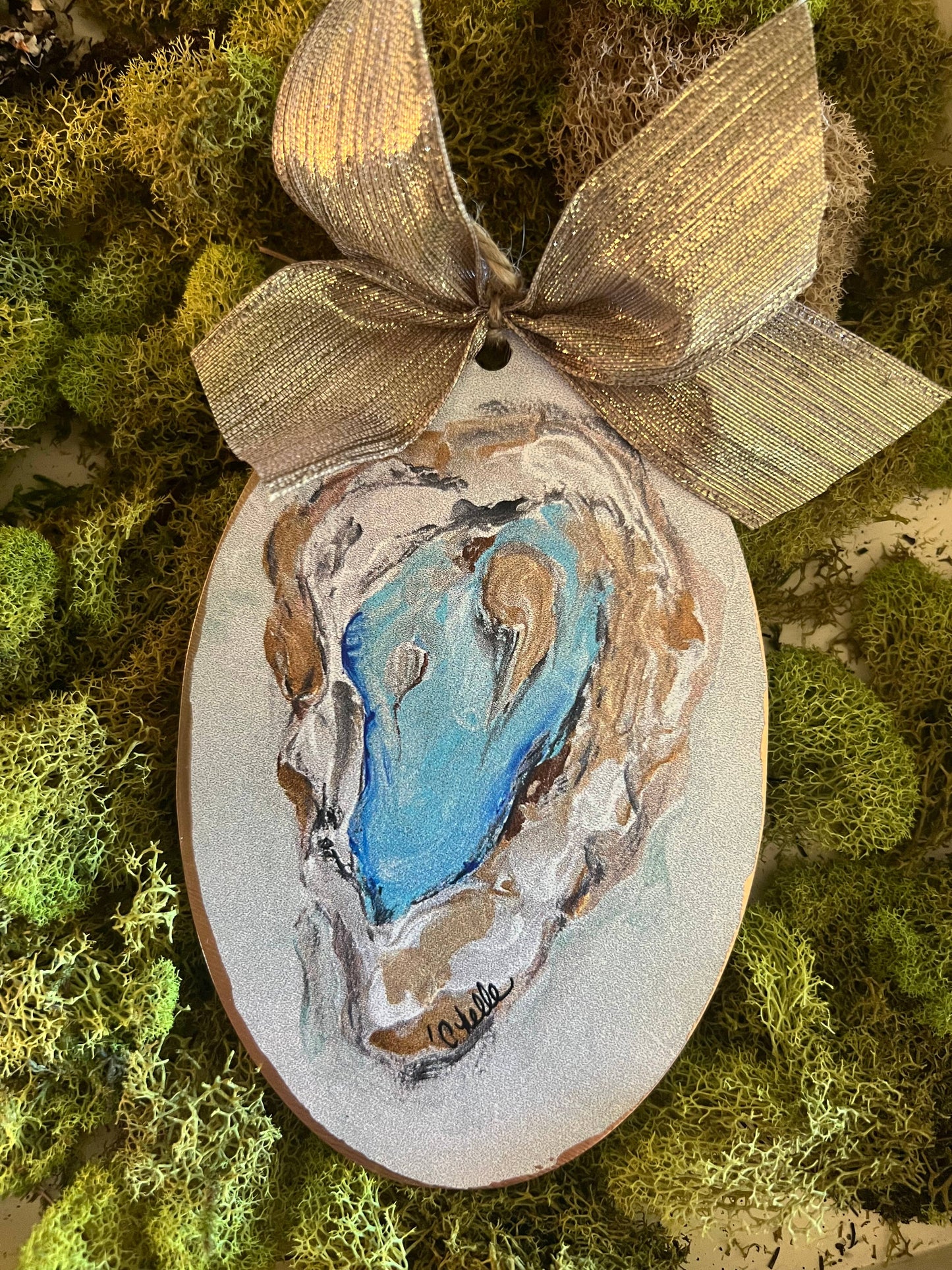 Oyster Christmas Ornament