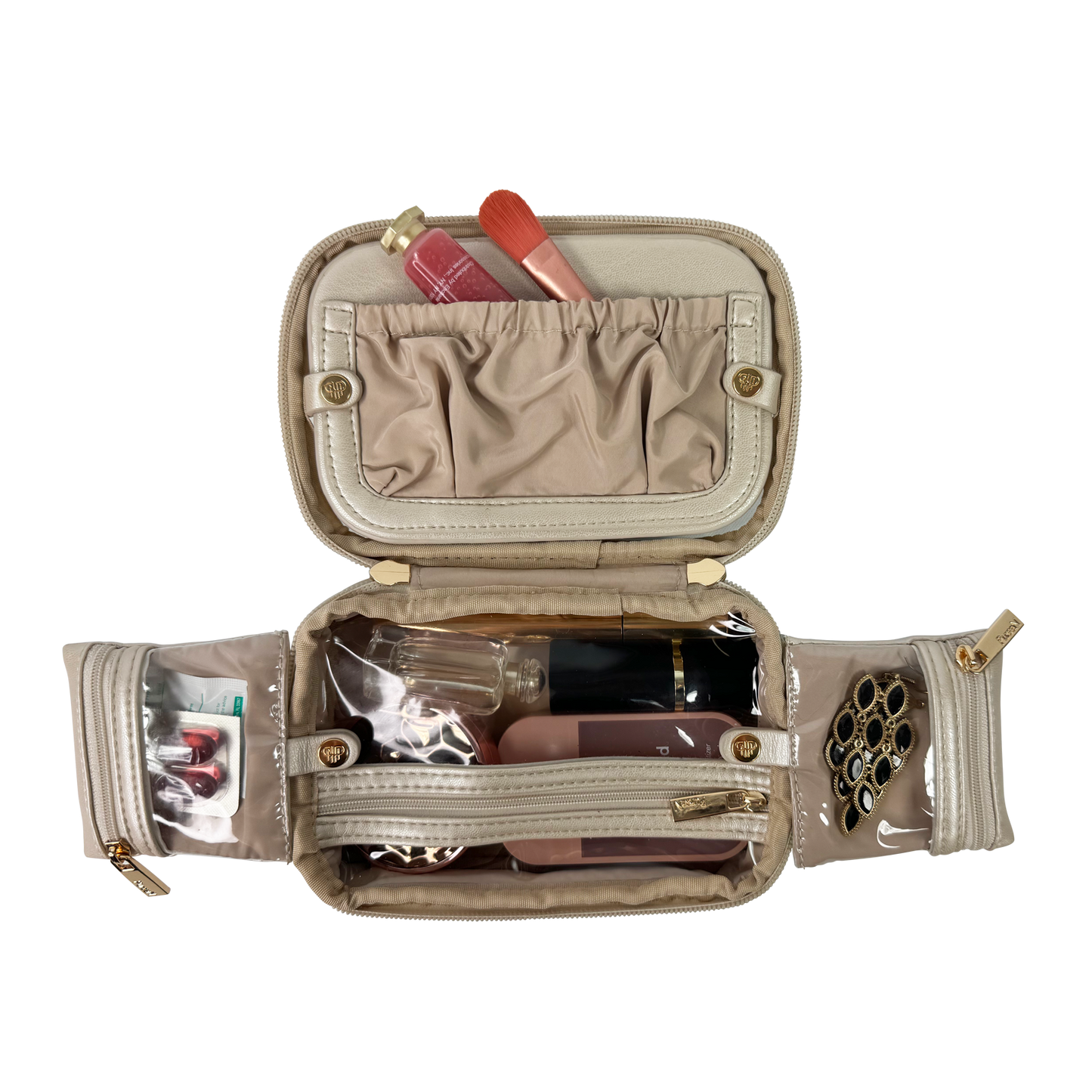 Lighted Mirror Case - Pearl