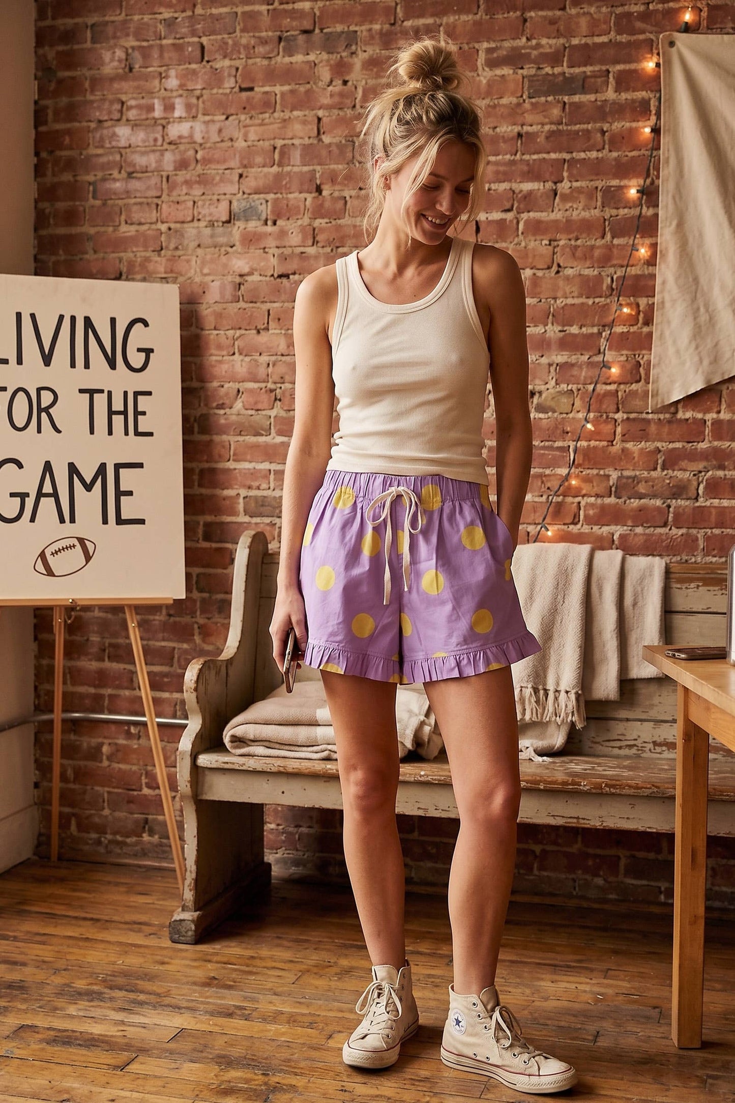 Geaux Girl Polka Dot Shorts