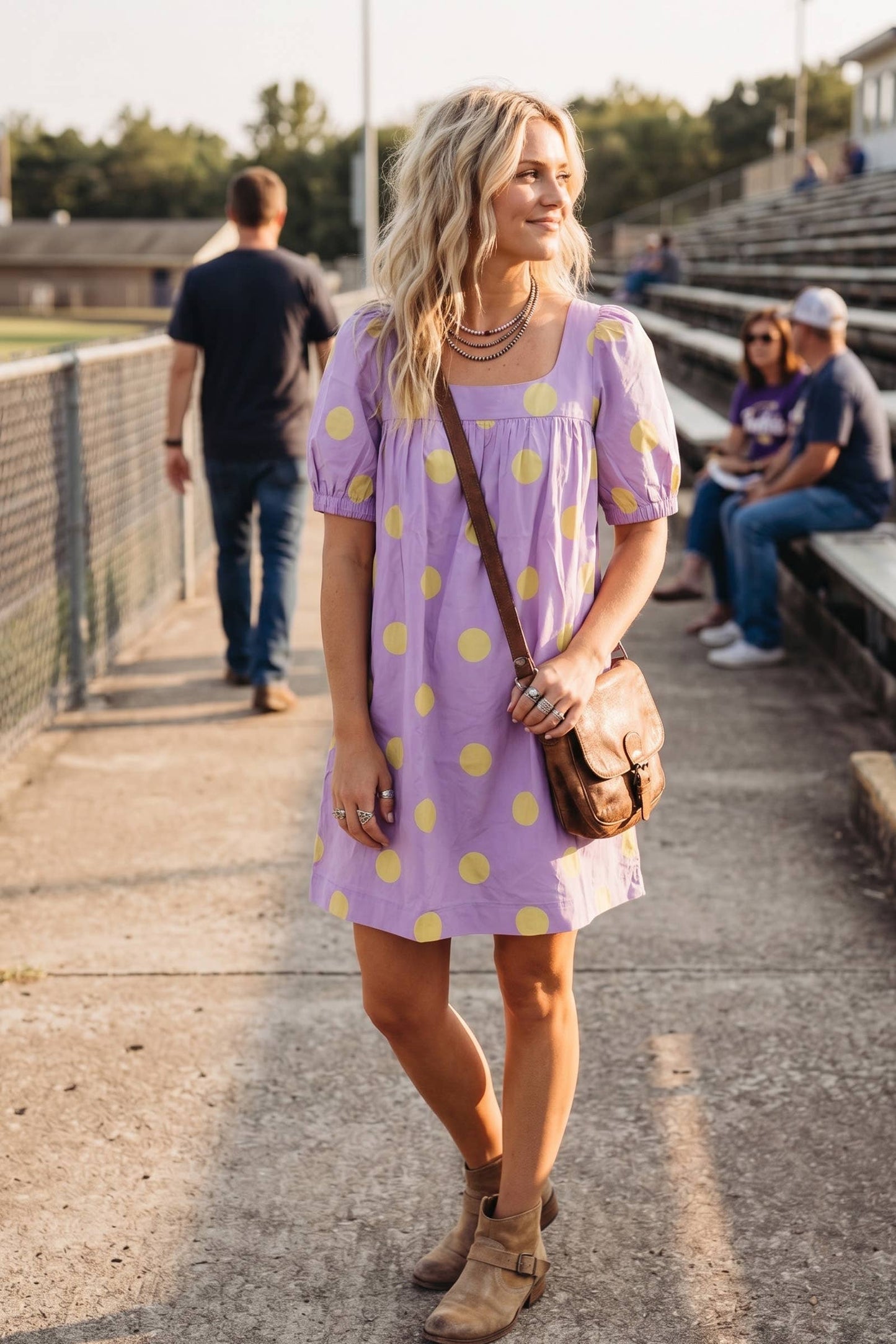 The Geaux Girl Polka Dot Dress