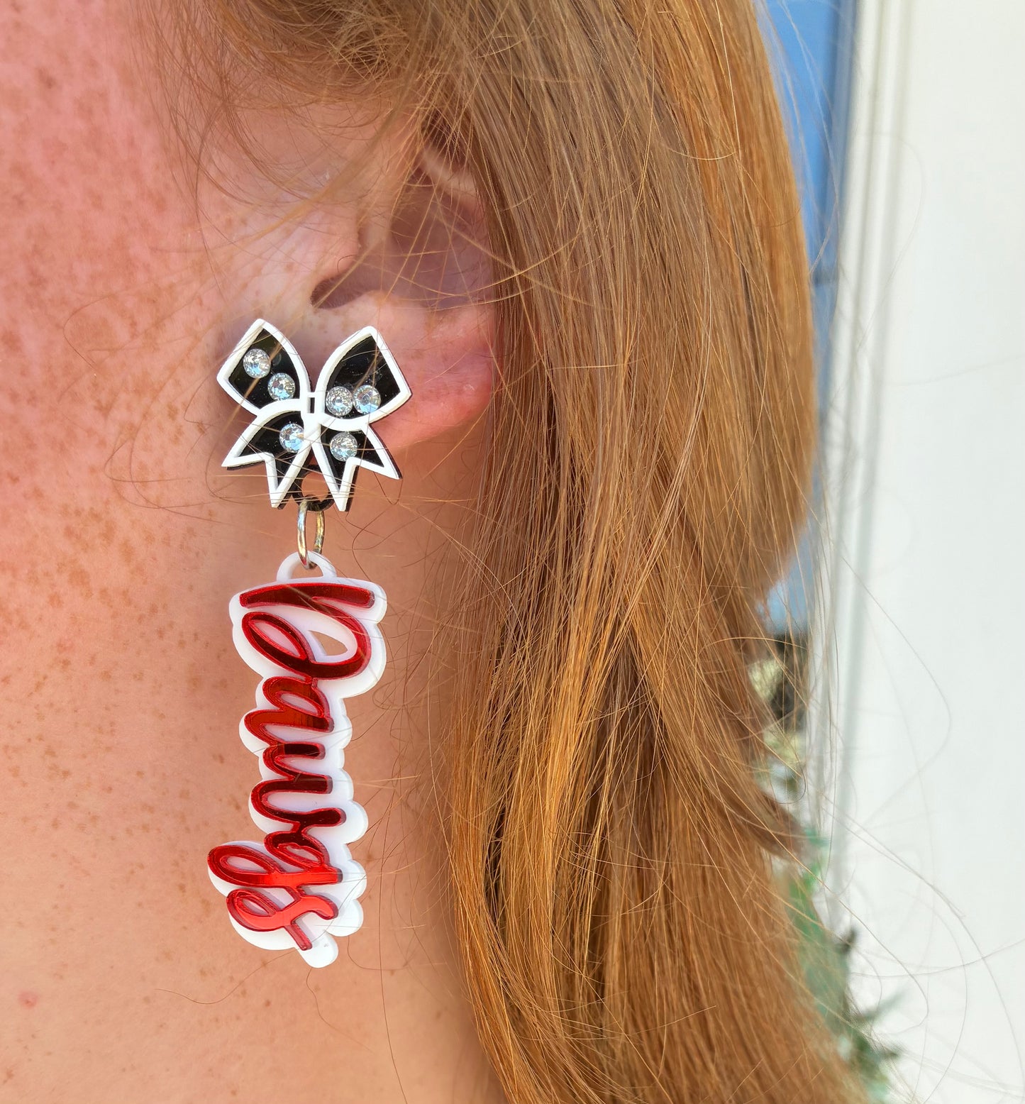FHS Bulldogs Dangle Earrings