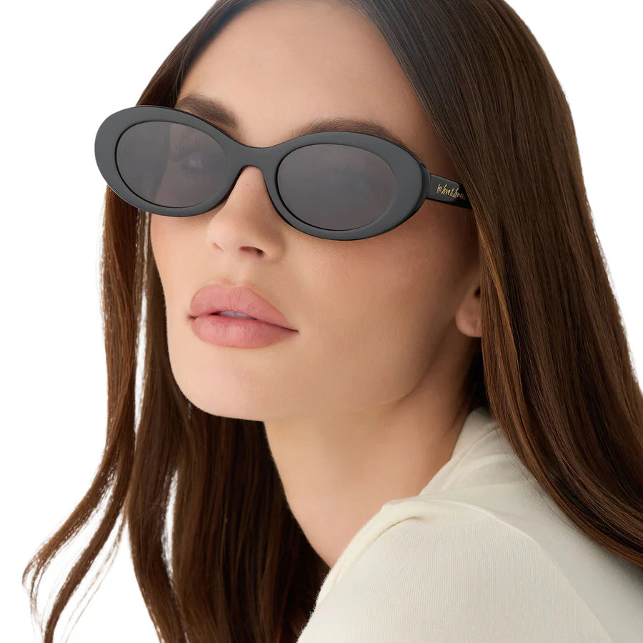 DIFF Sabrina Black Sunglasses