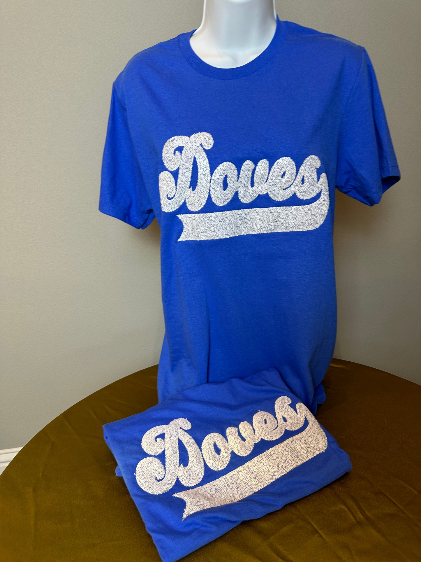 SSA "DOVES" Sequin Embroidery T shirts PRE ORDER