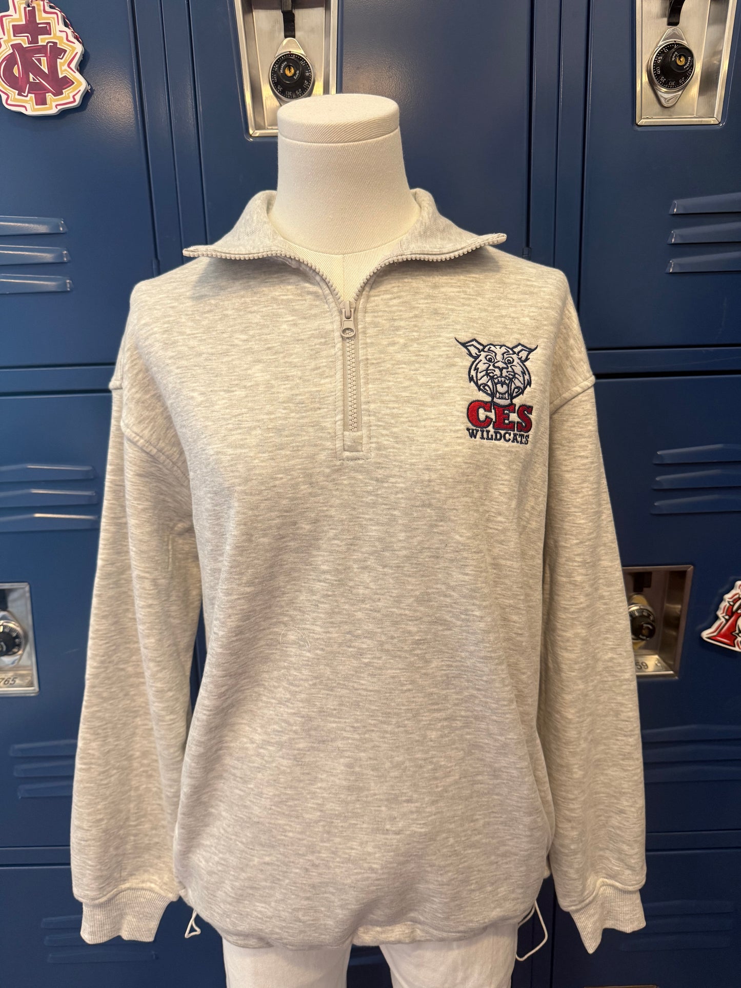 CES Wildcats Premium half zip Pullover