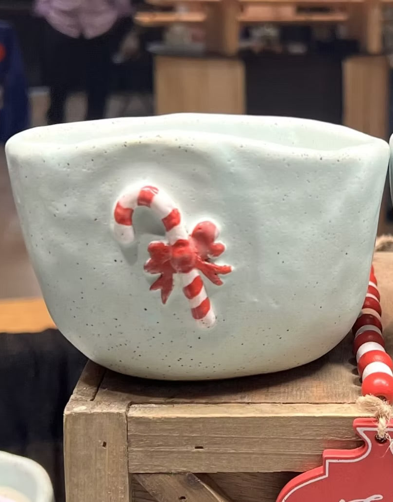 Christmas Candy Cane Candles