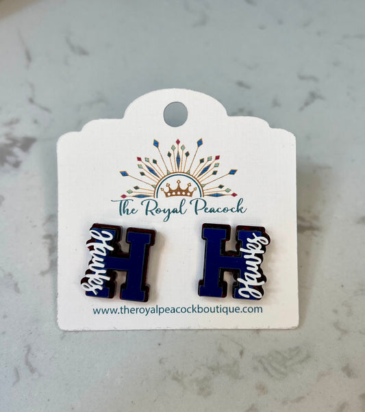 Hawks Stud Earrings
