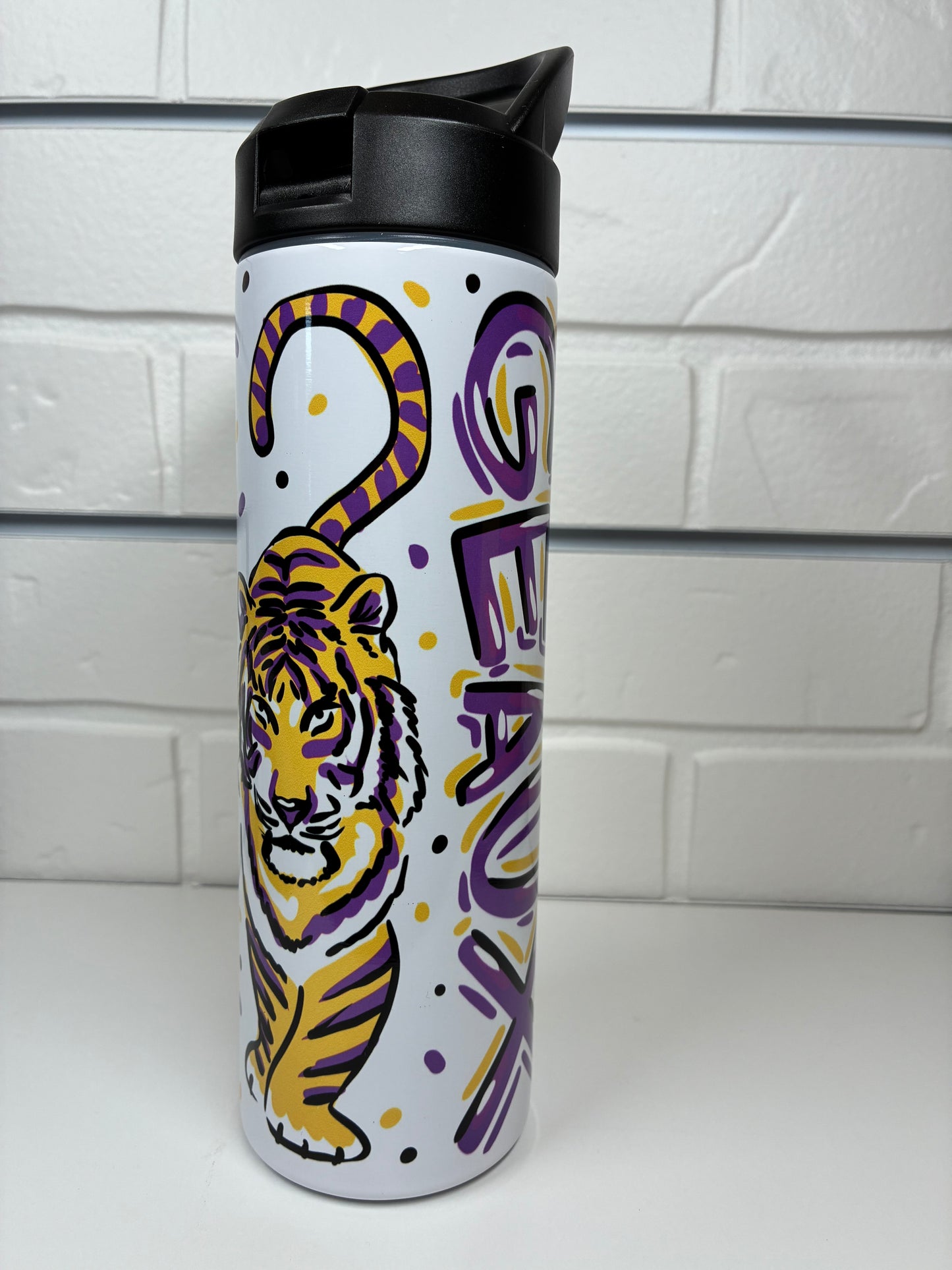 LSU 22 0z Water Bottle