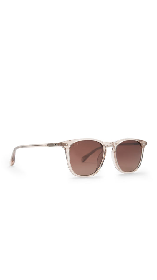 Maxwell - Vintage Crystal + Brown Gradient Polarized