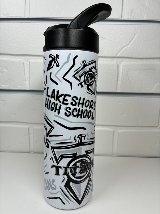 Titans 22 0z Water Bottle