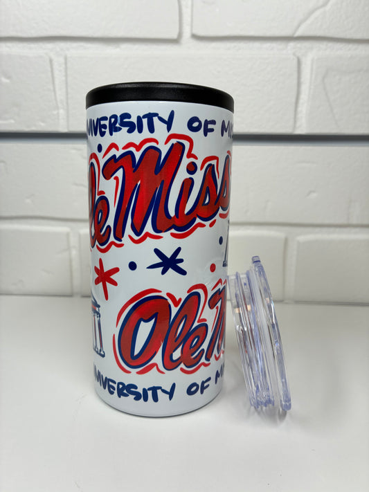 Ole Miss Slim Can Cooler