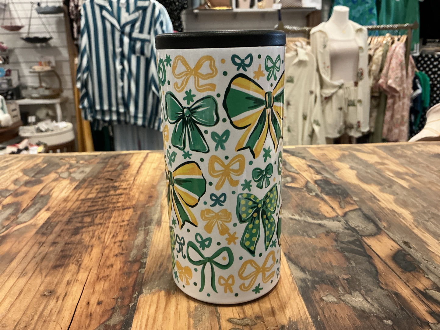 SLU Bow Slim Can Cooler