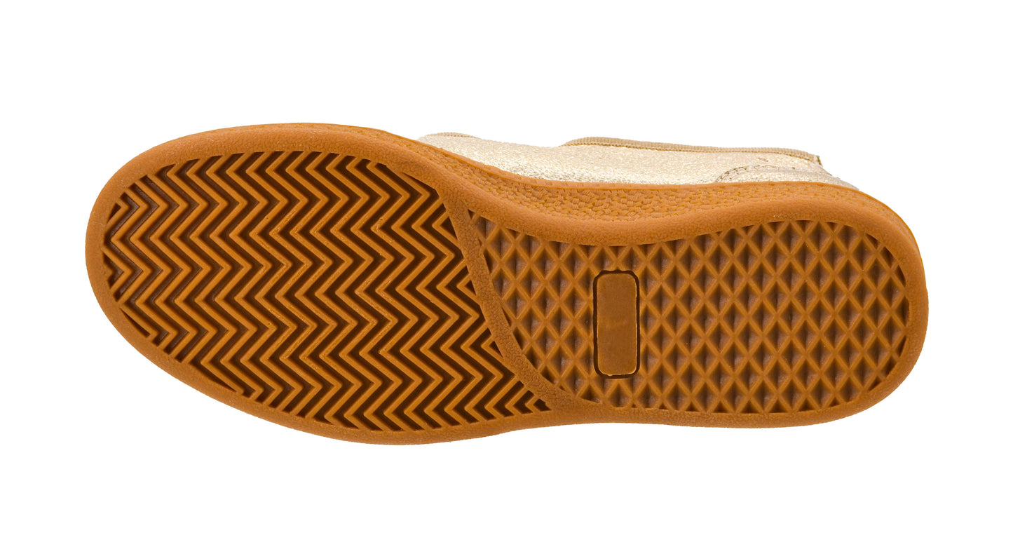 Calm Down Gold Sneakers