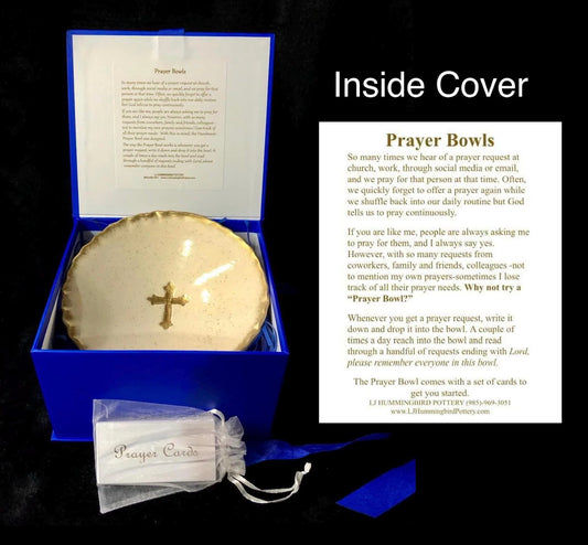 Pottery Prayer Bowl