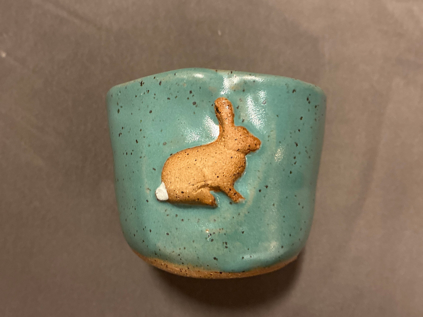 Bunny Pottery Candles