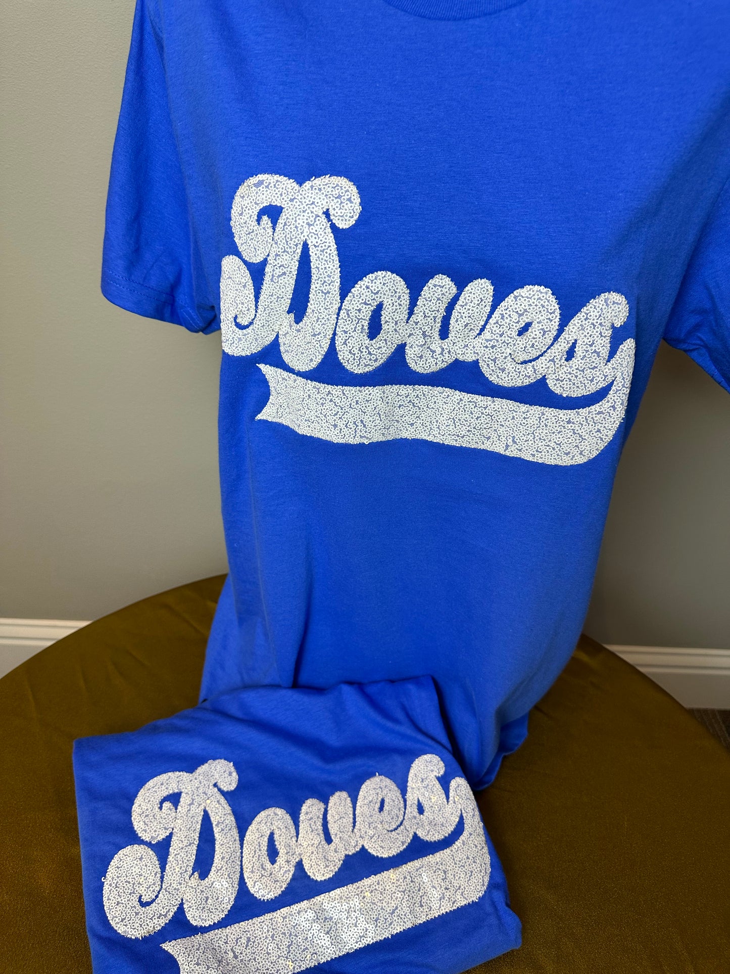 SSA "DOVES" Sequin Embroidery T shirts - IN STOCK NOW