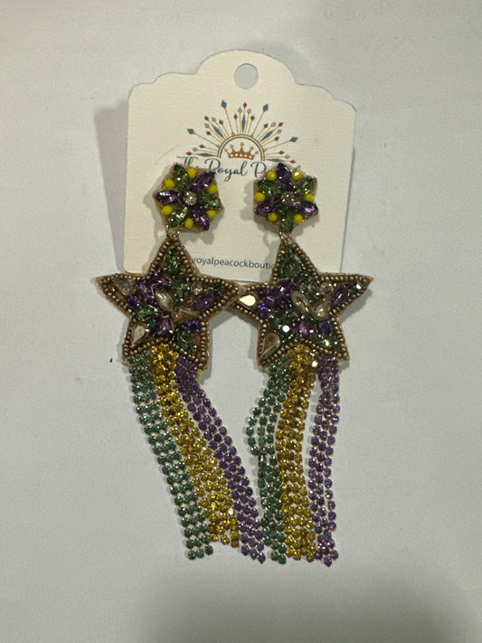 MG Star Fringe Earrings