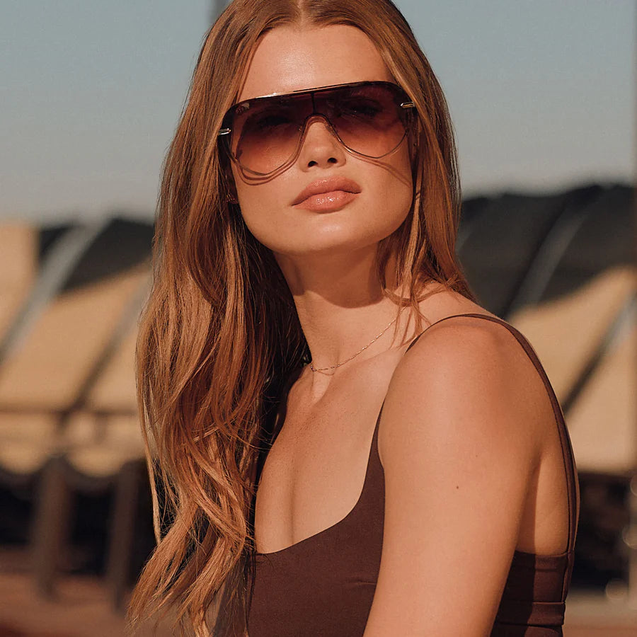 DIFF Imani Gold Sunglasses